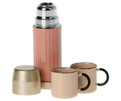Maileg Thermos And Cups - Soft Coral