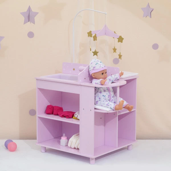 Olivia's Little World - Twinkle Stars Princess Baby Doll Changing Station With Storage 9 Olivia's Little World - Twinkle Stars Princess Baby Doll Changing Station With Storage - Image 7