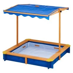 Outdoor Summer Sand Box - Wood / Blue -Kids Toys Store outdoorsummersandbo5 wood blue 6acc0dbe aaf1 4482 8d7a a09a31fa1b05