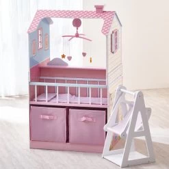 Olivia's Little World - Olivia's Classic Doll Changing Station Dollhouse-Pink -Kids Toys Store pdvfvdflppj6t1qjf0qc