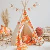 Picnic With Flowers Teepee Tent And Mat Set 1 Picnic With Flowers Teepee Tent And Mat Set -Kids Toys Store picnic with the flowers teepee and mat set 222652