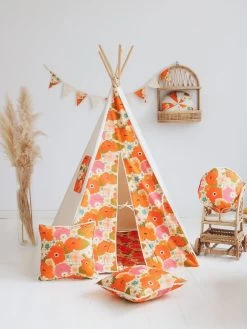 Picnic With Flowers Teepee Tent
