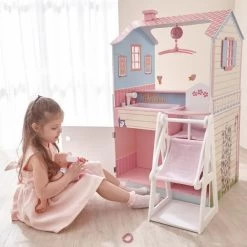 Olivia's Little World - Olivia's Classic Doll Changing Station Dollhouse-Pink -Kids Toys Store rhfigq3lxolcs528bprj