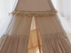 Shabby Chic Teepee Tent With Frills -Kids Toys Store shabby chic teepee tent with frills 764919