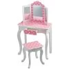 Fantasy Fields - Fashion Polka Dot Prints Gisele Play Vanity Set - Pink / White -Kids Toys Store td 11670f 2