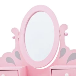 Fantasy Fields - Little Princess Rapunzel Play Vanity Set - Pink / Grey -Kids Toys Store td 12851a 10