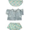 Tee, Shorts & Visor Dollie Bundle | Wave